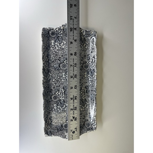 James Kent Staffordshire England Vanity Sandwich Tray Blue Chintz Transferware - Picture 10 of 11